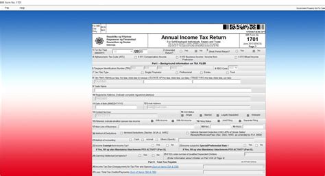 ebirforms latest version|bir form 1700.